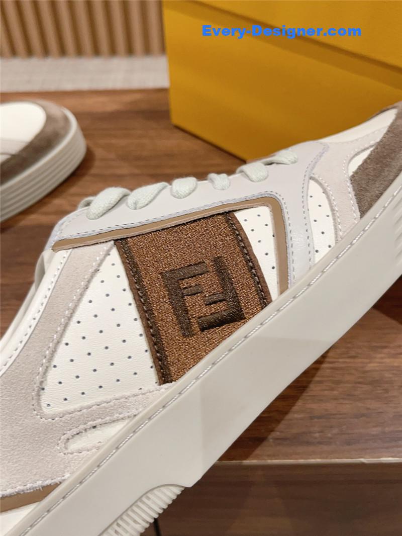 F**di color block lace up sneakers