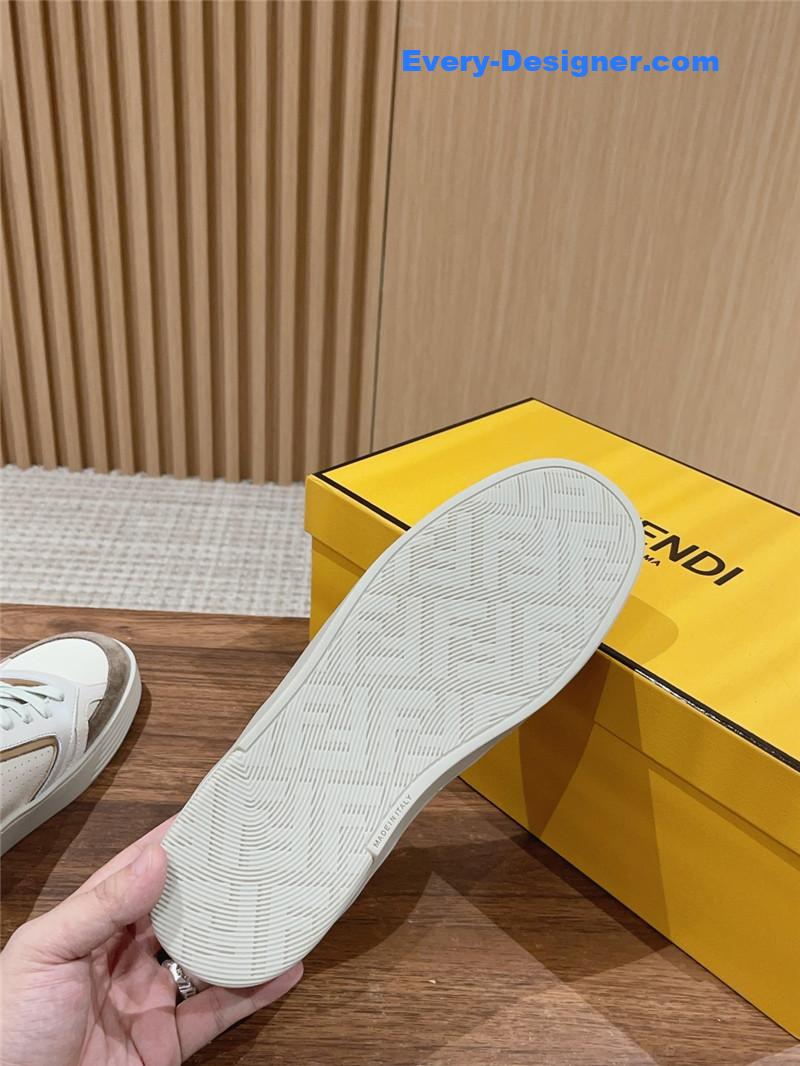 F**di color block lace up sneakers