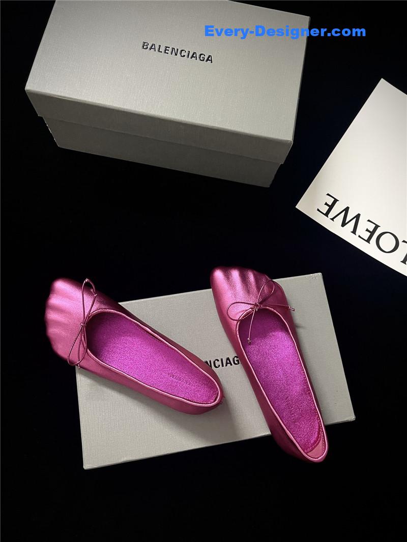 Ba1en*iaga fall/winter show toe ballerinas