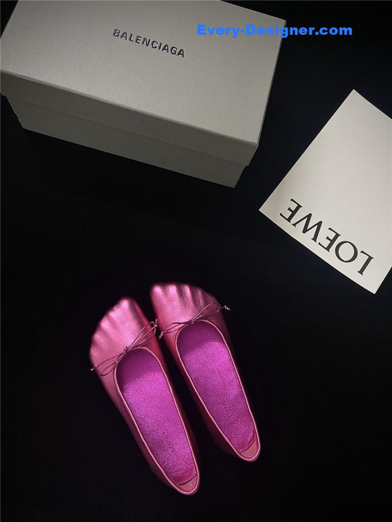 Ba1en*iaga fall/winter show toe ballerinas