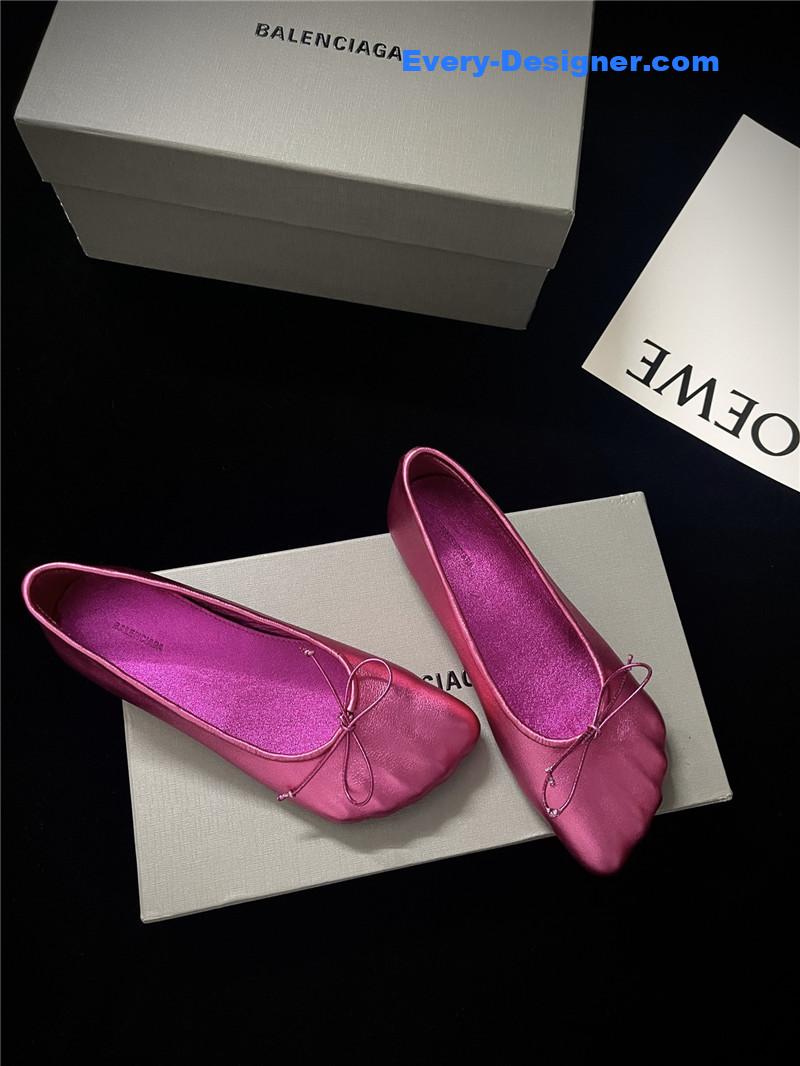 Ba1en*iaga fall/winter show toe ballerinas