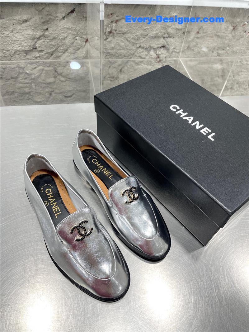 CC new low heel loafers