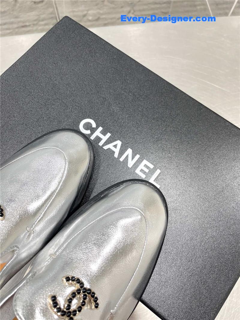 CC new low heel loafers