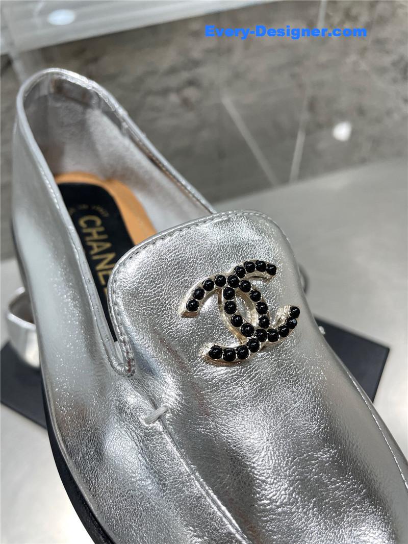 CC new low heel loafers