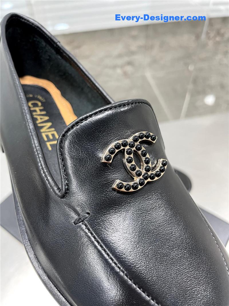 CC new low heel loafers