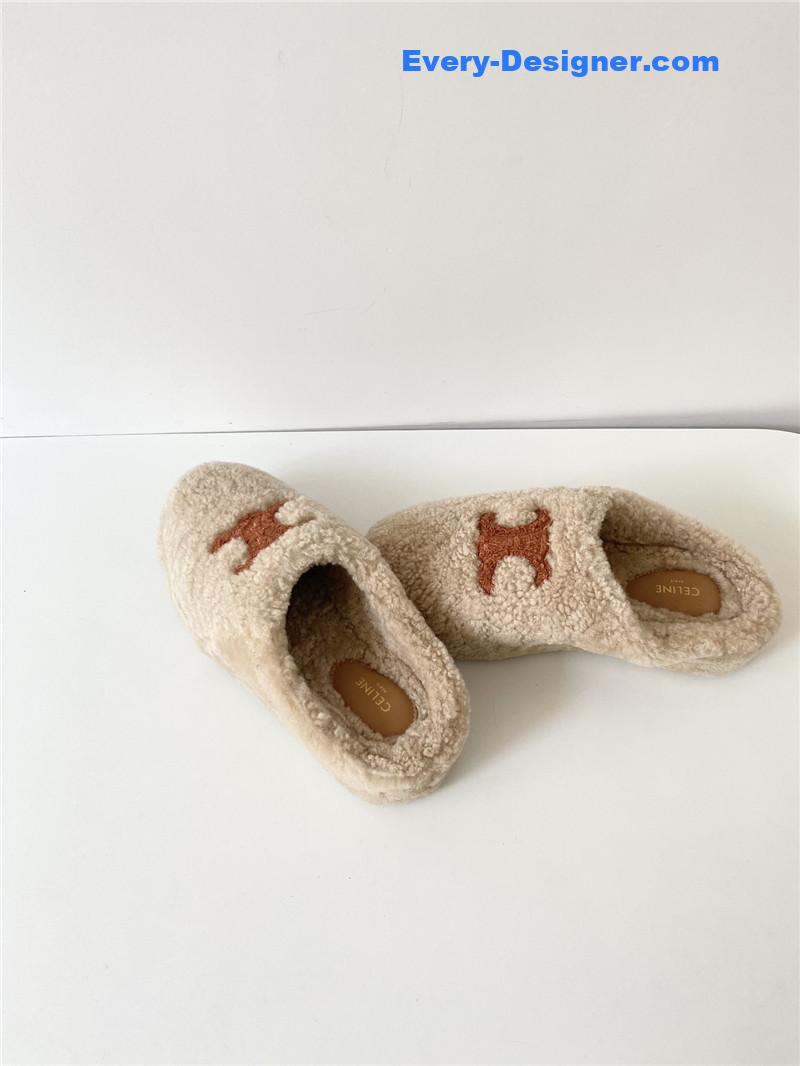 Ce1i*e thick-soled baotou slippers
