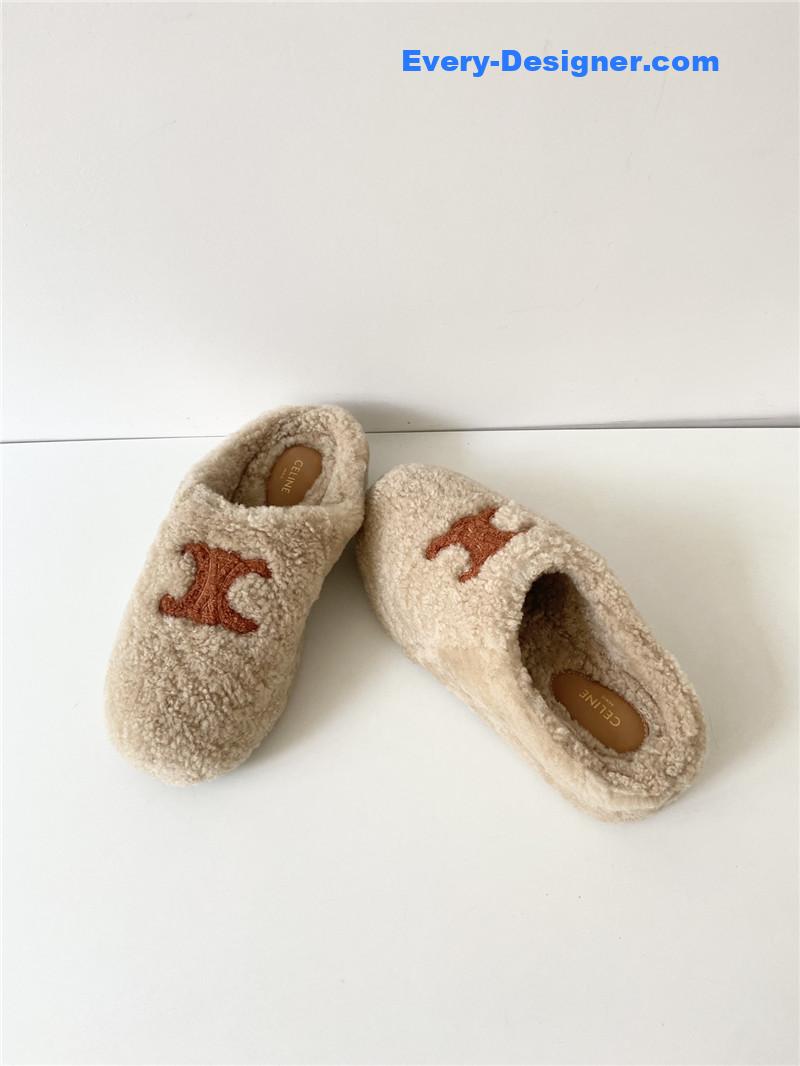Ce1i*e thick-soled baotou slippers