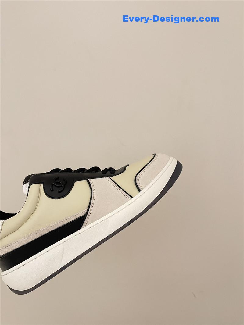 Ch**el early autumn panda color matching sneakers