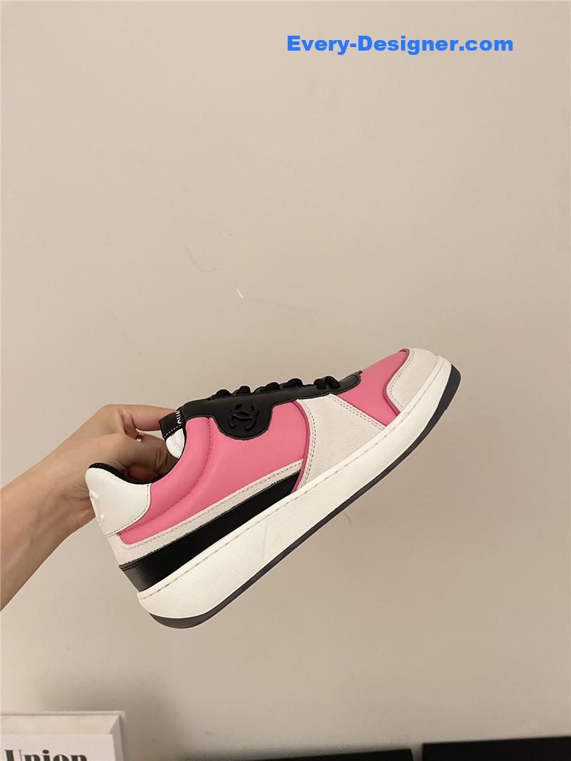 Ch**el early autumn panda color matching sneakers