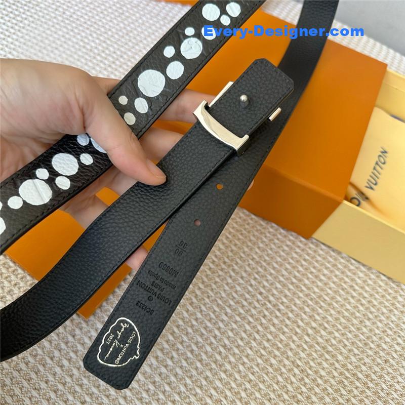 l0vis Vvtt0n lv polka dot print belt
