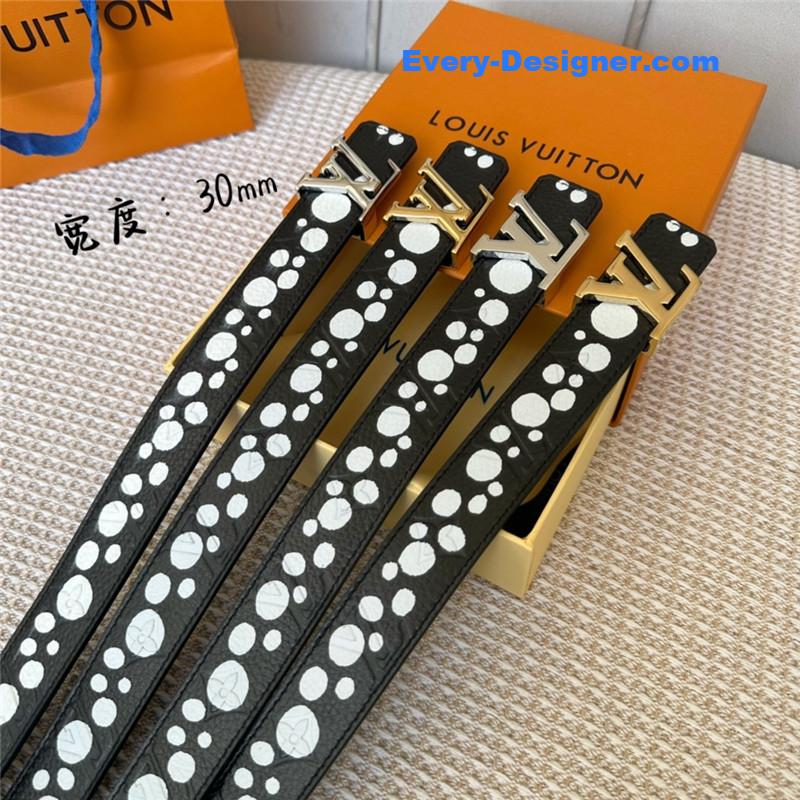 l0vis Vvtt0n lv polka dot print belt