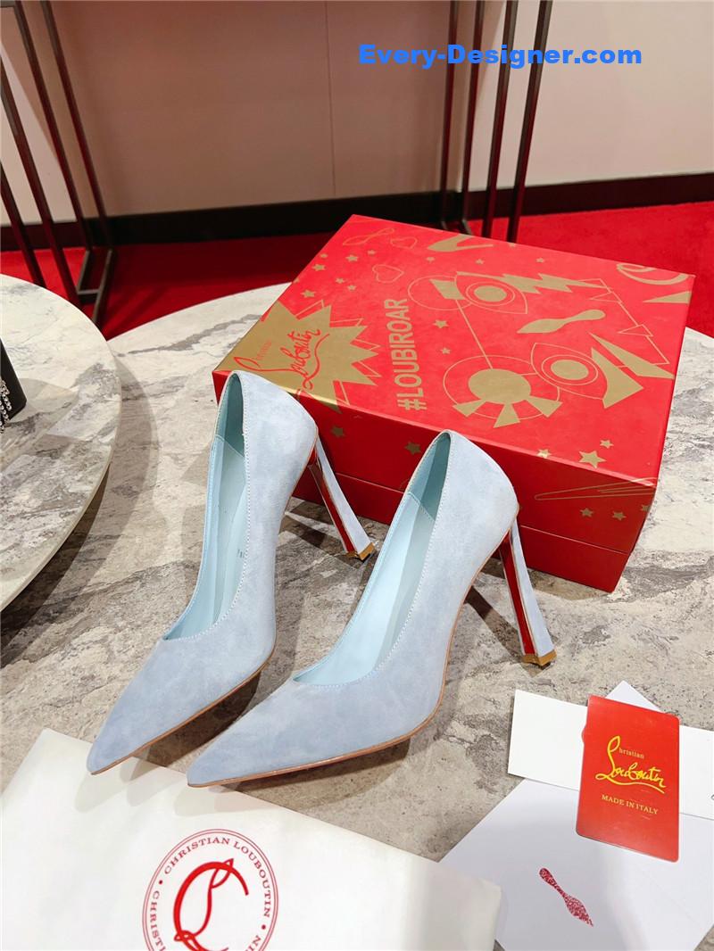 Chr1st1an louboutin banana heel pumps