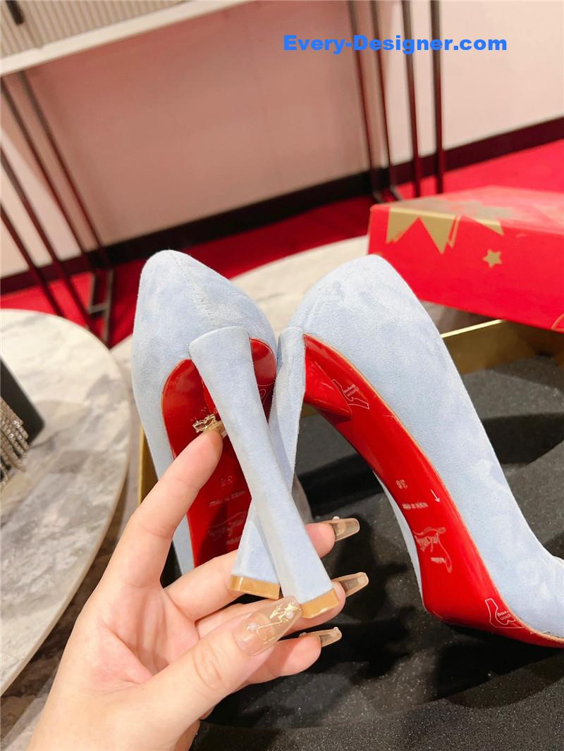 Chr1st1an louboutin banana heel pumps