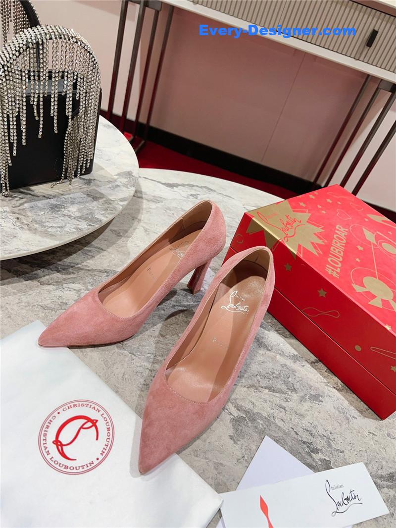 Chr1st1an louboutin banana heel pumps