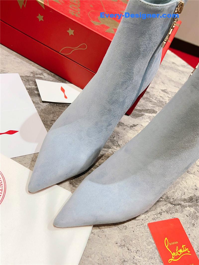 Chr1st1an louboutin banana heel boots
