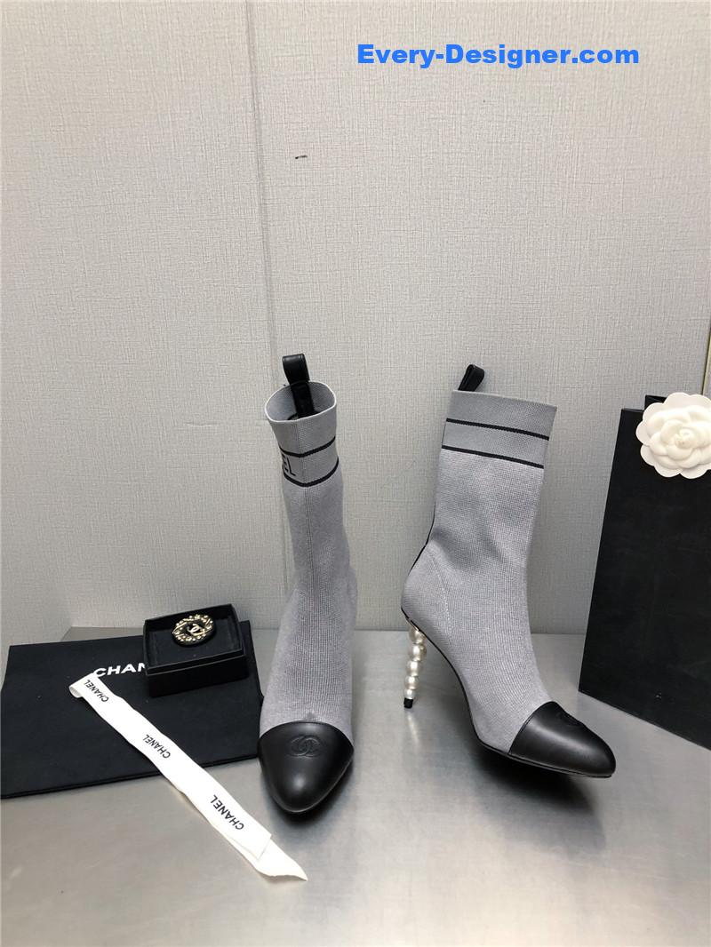 cc D1am0nd double c buckle stiletto boots