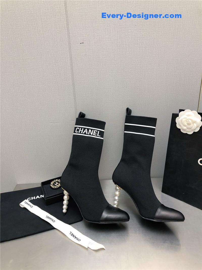 cc D1am0nd double c buckle stiletto boots