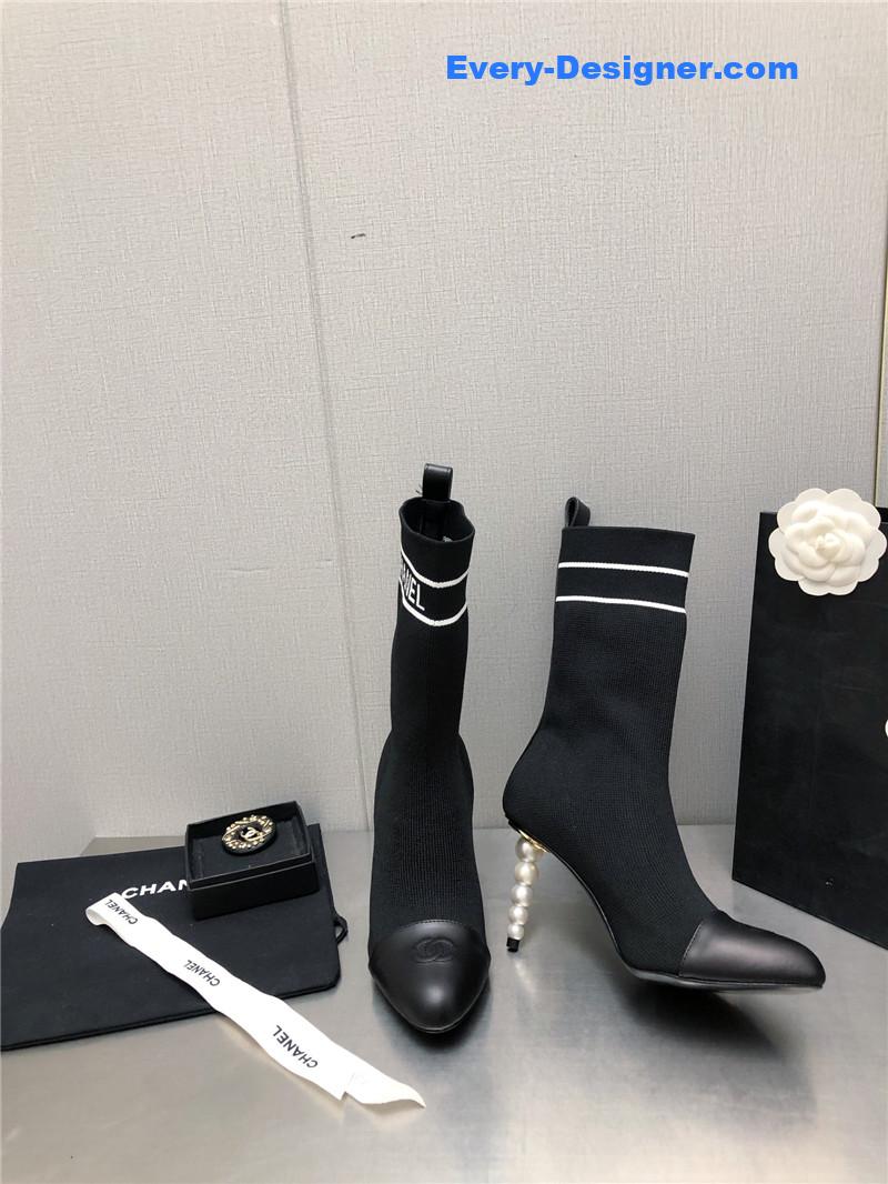 cc D1am0nd double c buckle stiletto boots