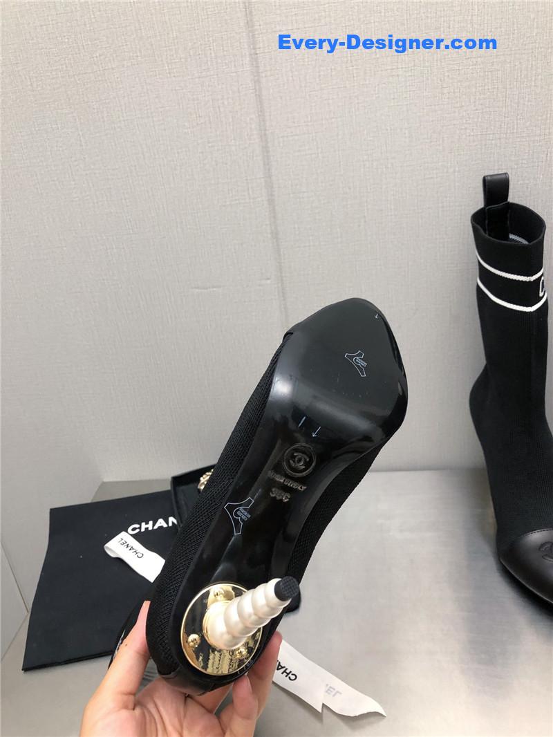 cc D1am0nd double c buckle stiletto boots