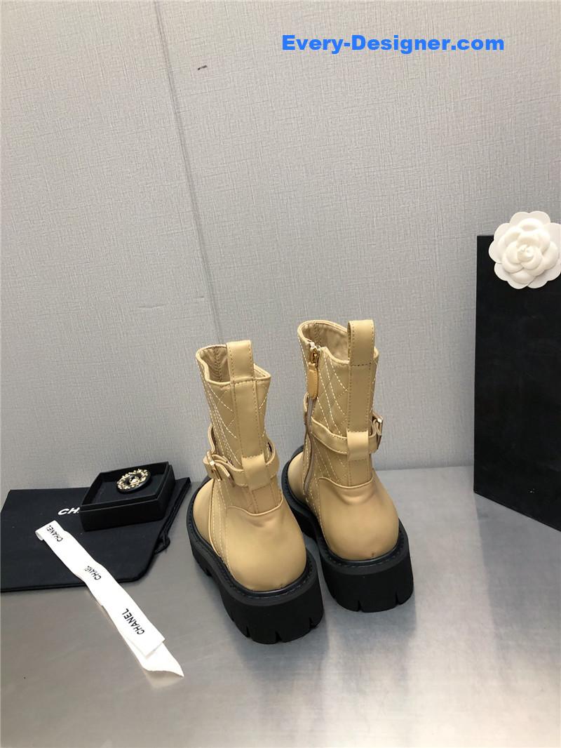 CC Double C Buckle Platform Martin Boots