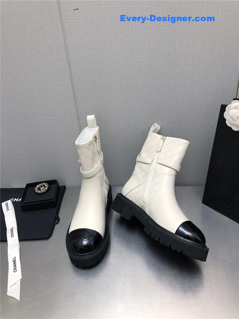 CC Double C Buckle Platform Martin Boots