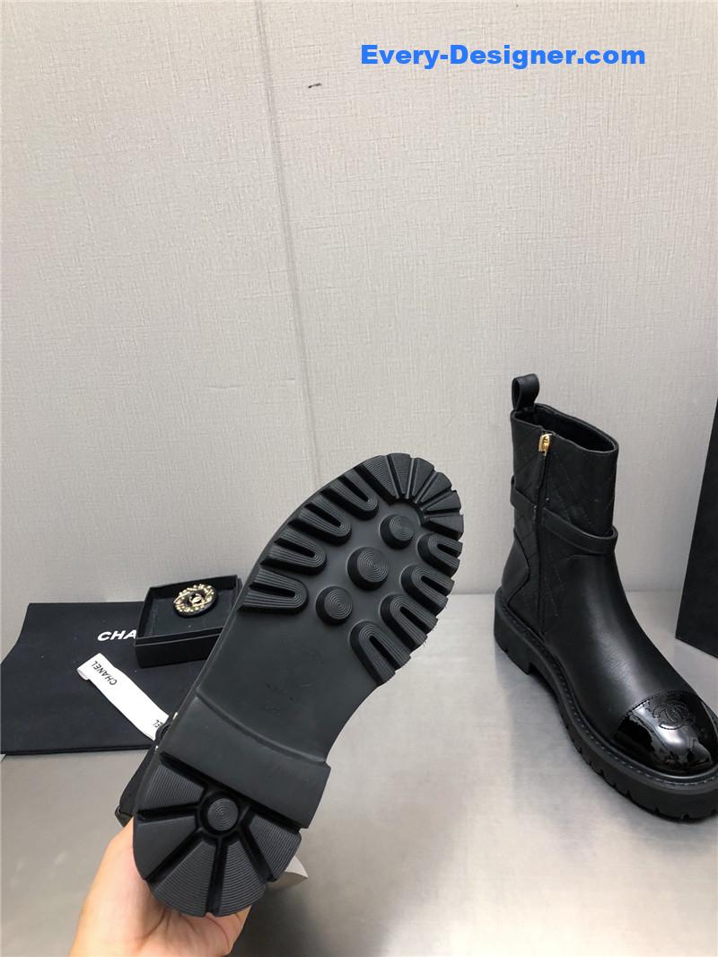 CC Double C Buckle Platform Martin Boots