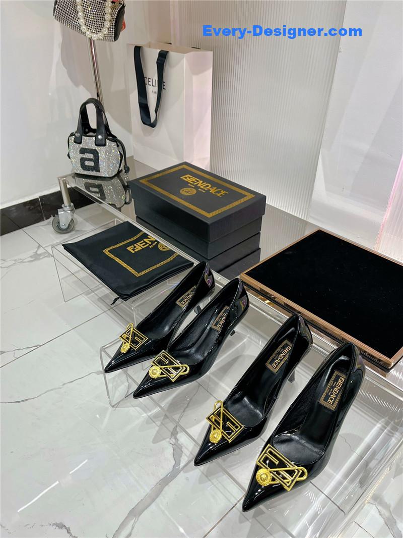 Versace simple temperament high heels