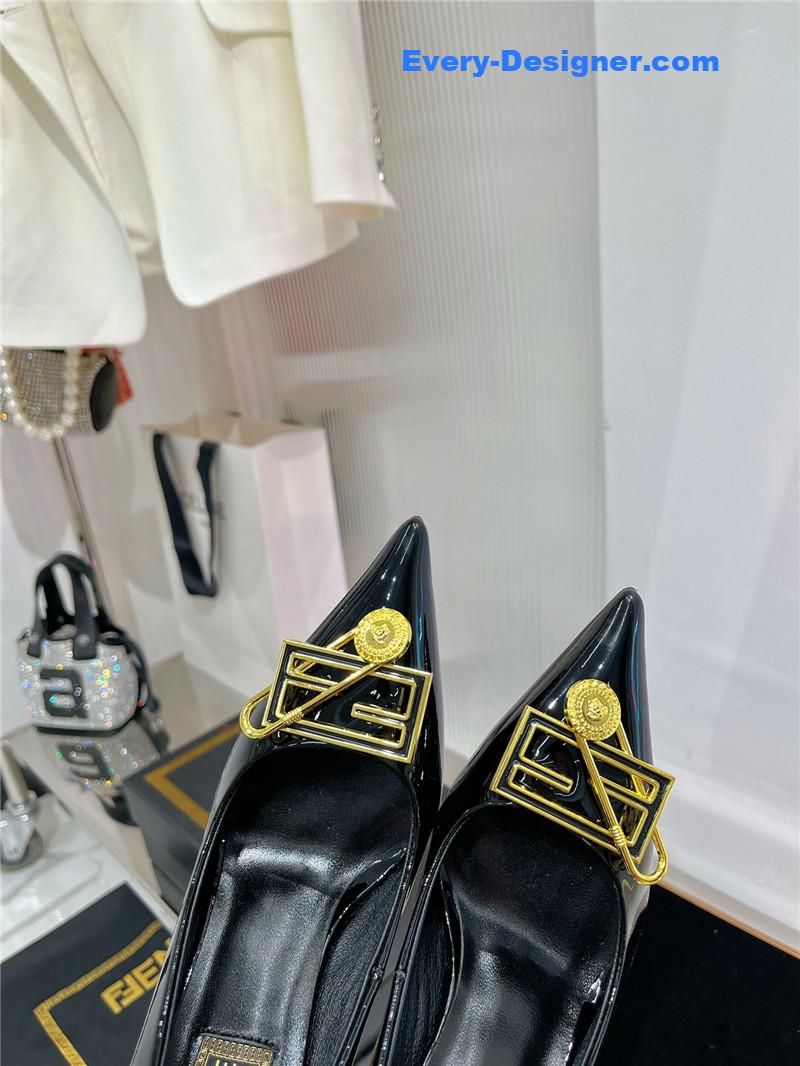 Versace simple temperament high heels