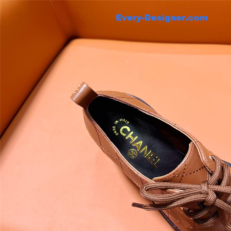 CC classic double C letter logo loafers
