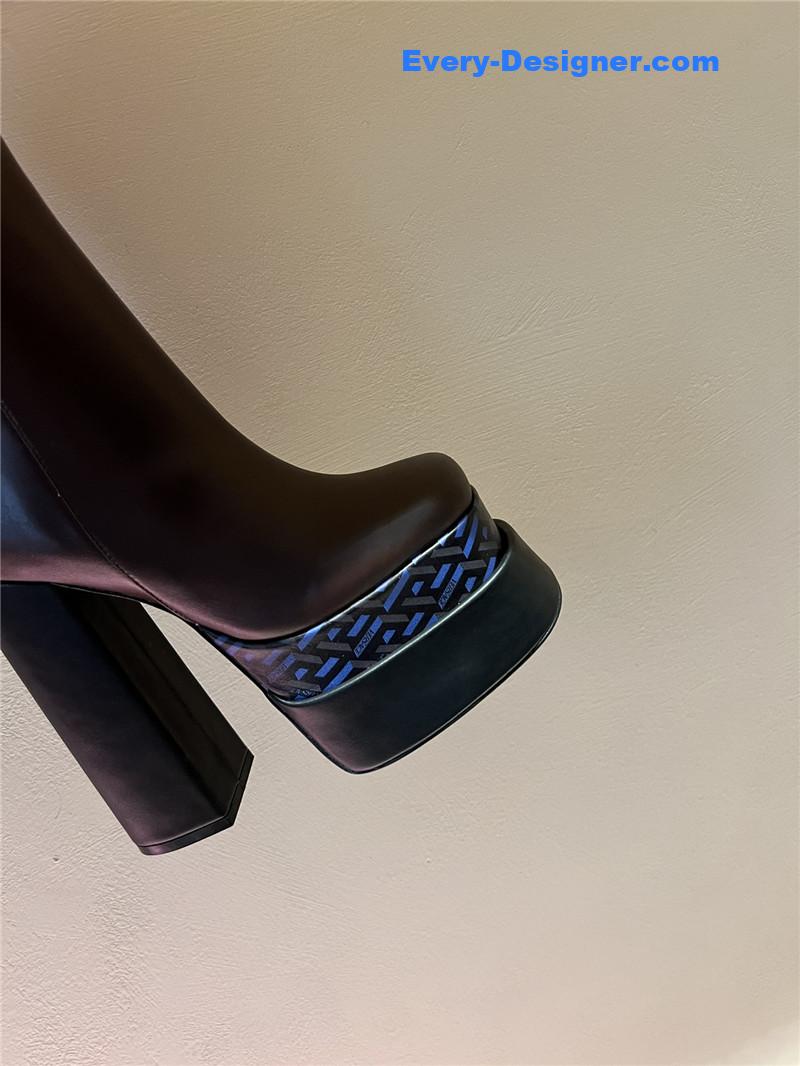Versace autumn winter new high heel boots