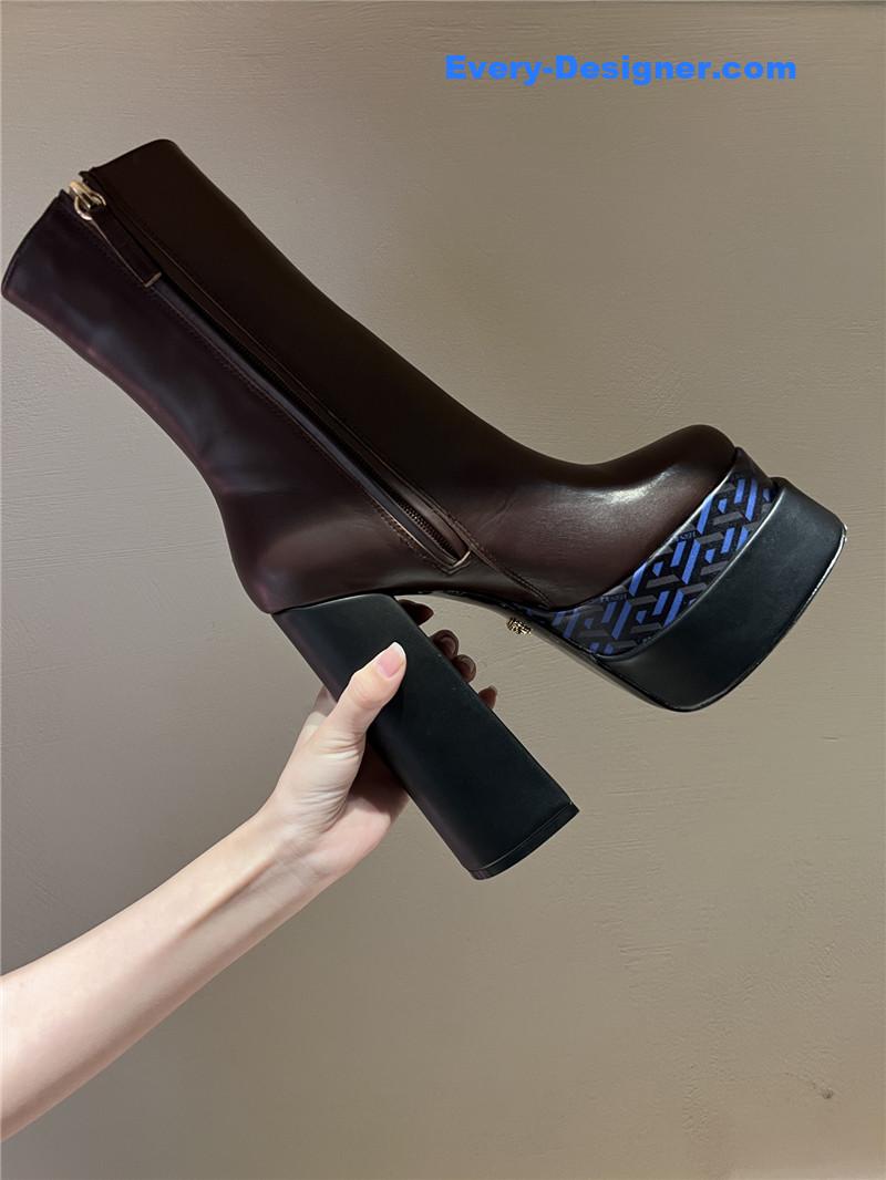 Versace autumn winter new high heel boots