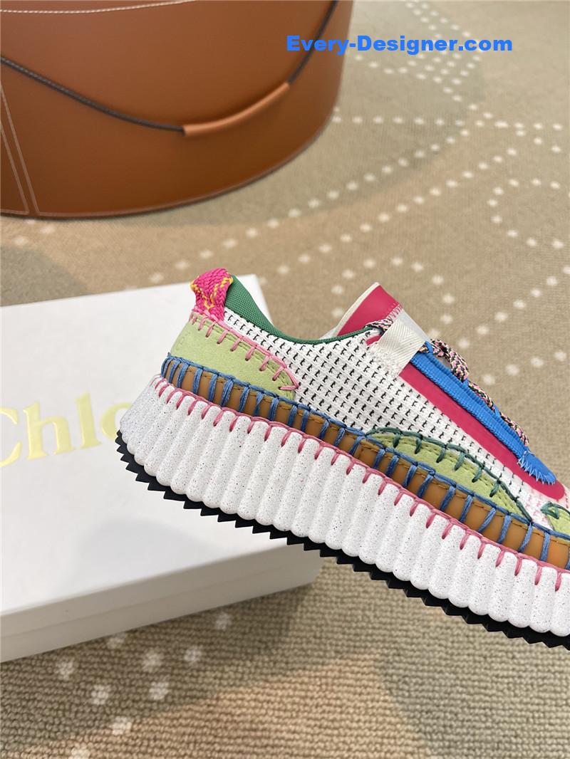 Chloe new nama rainbow jelly bean sneakers