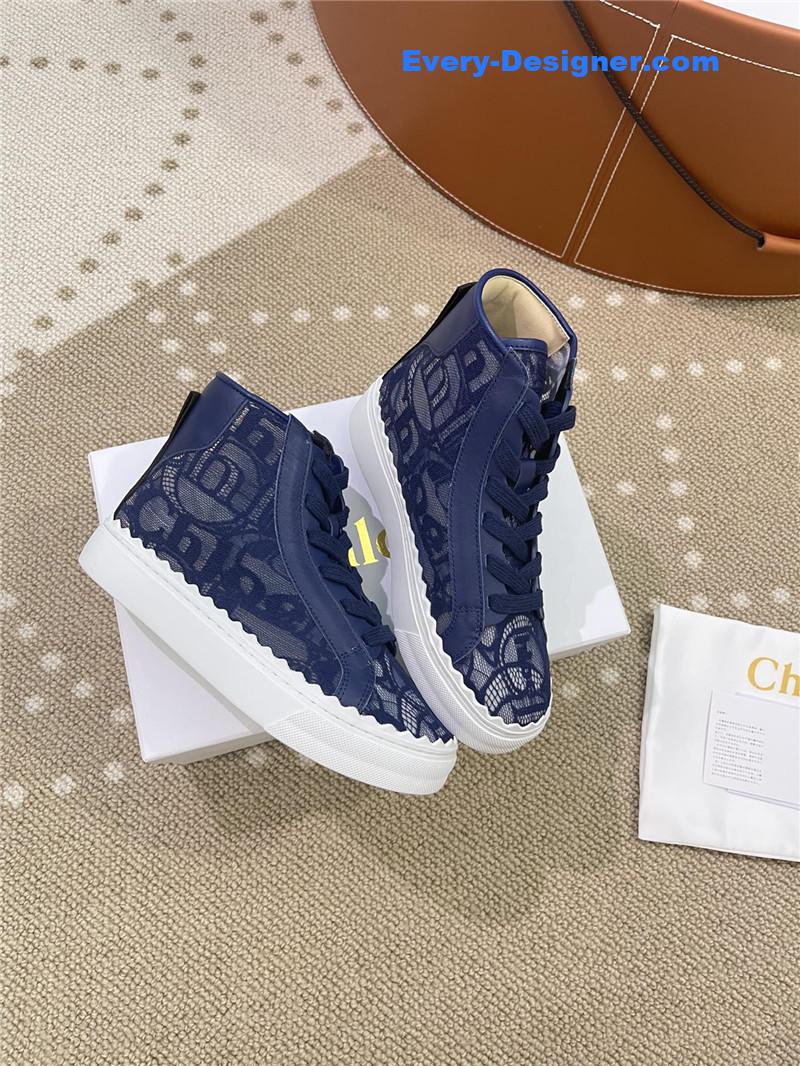 Chloe Classic Petal Sole Summer Lace Loafers