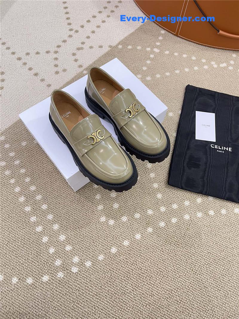 Ce1i*e new thick-soled retro style loafers