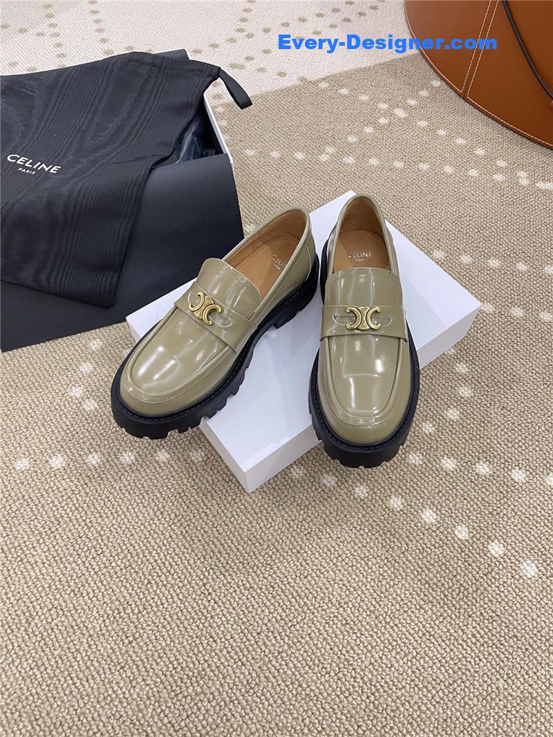 Ce1i*e new thick-soled retro style loafers