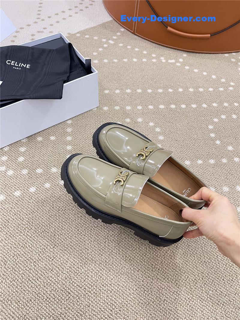 Ce1i*e new thick-soled retro style loafers