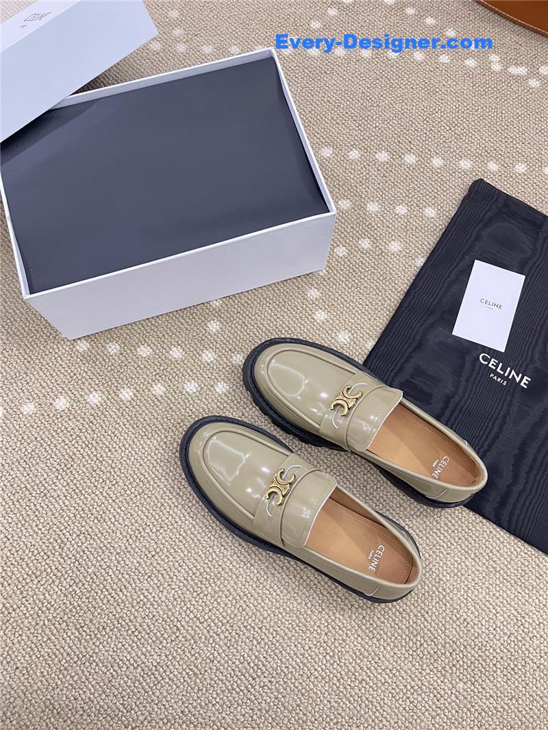 Ce1i*e new thick-soled retro style loafers