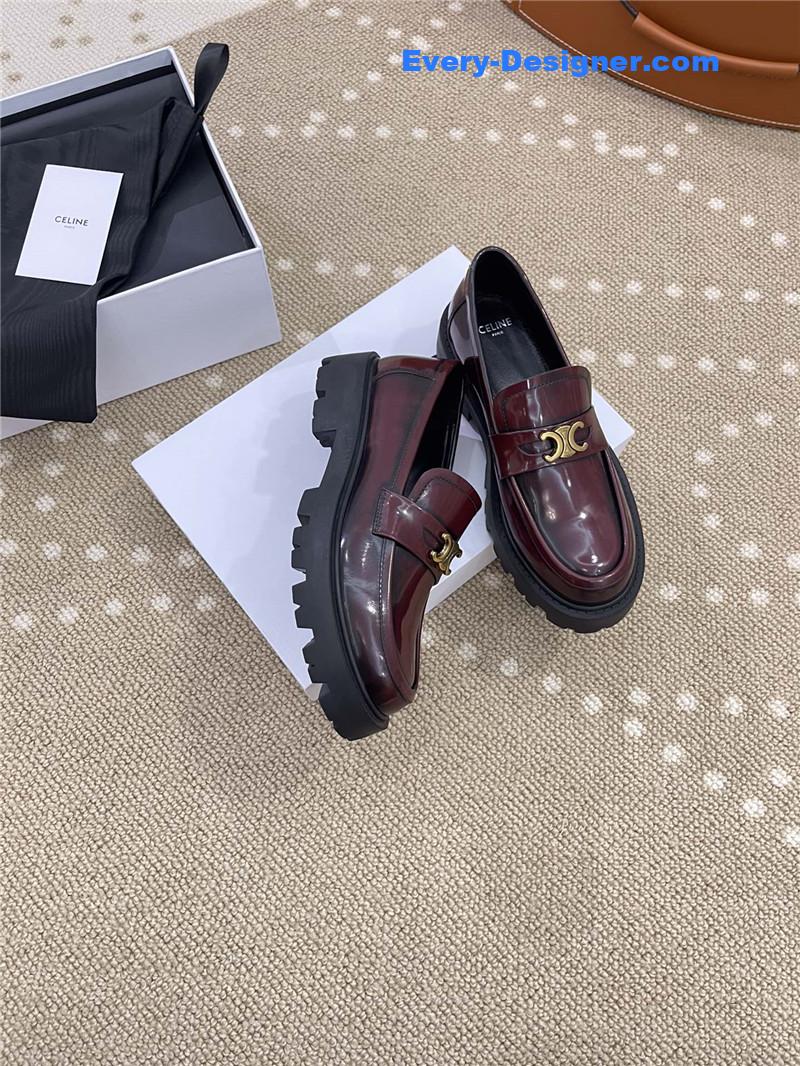 Ce1i*e new thick-soled retro style loafers