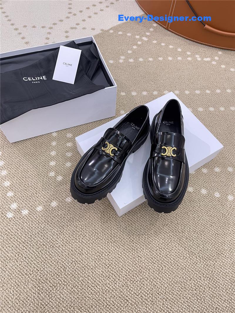 Ce1i*e new thick-soled retro style loafers