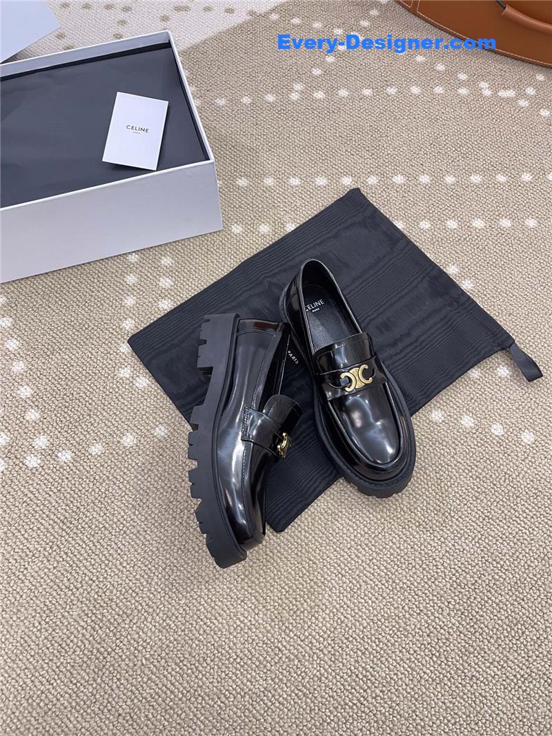 Ce1i*e new thick-soled retro style loafers