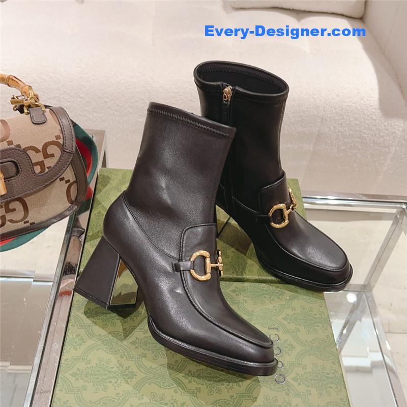 Gvc*1 pull buckle ankle boots