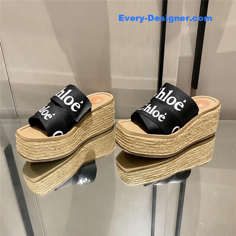 Chloe Cross Braided Roman Slippers