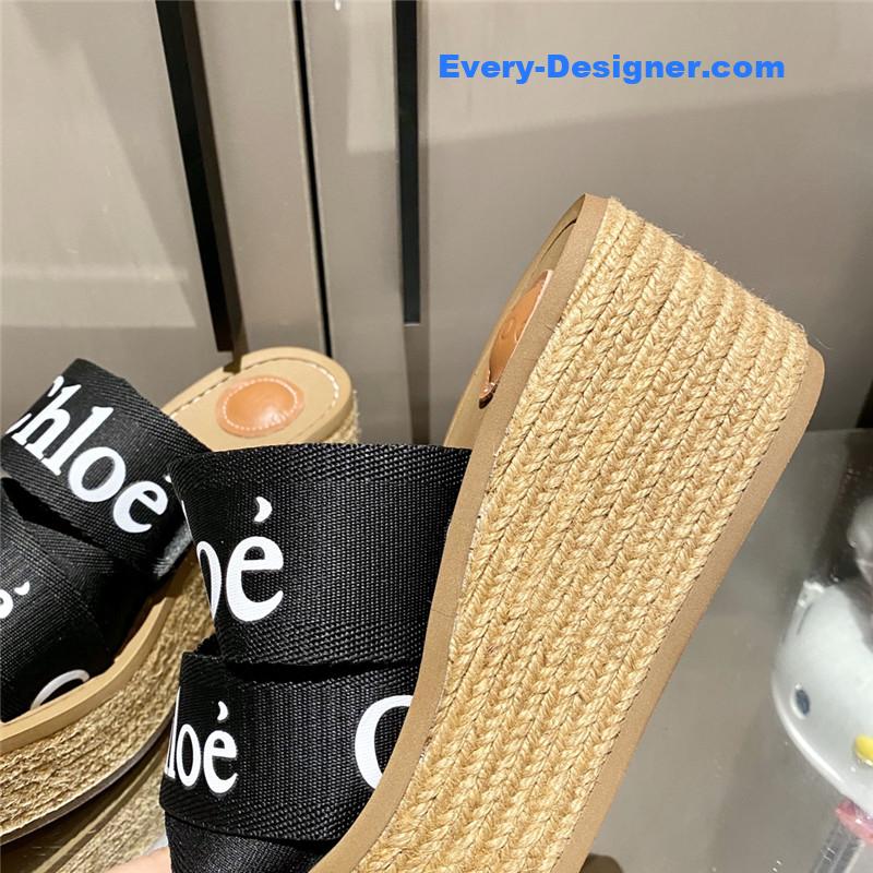 Chloe Cross Braided Roman Slippers