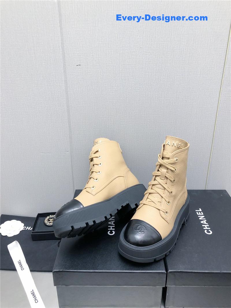 CC C buckle platform Martin ankle boots