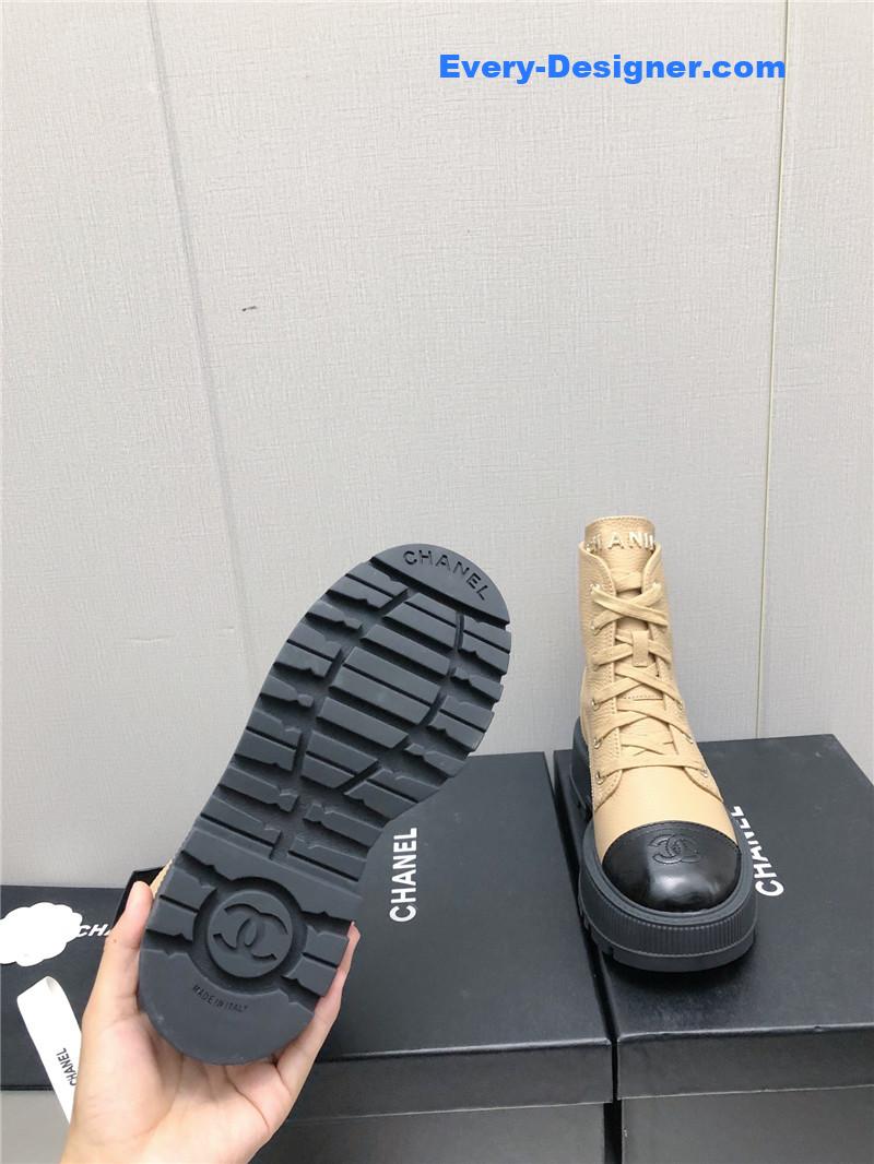 CC C buckle platform Martin ankle boots