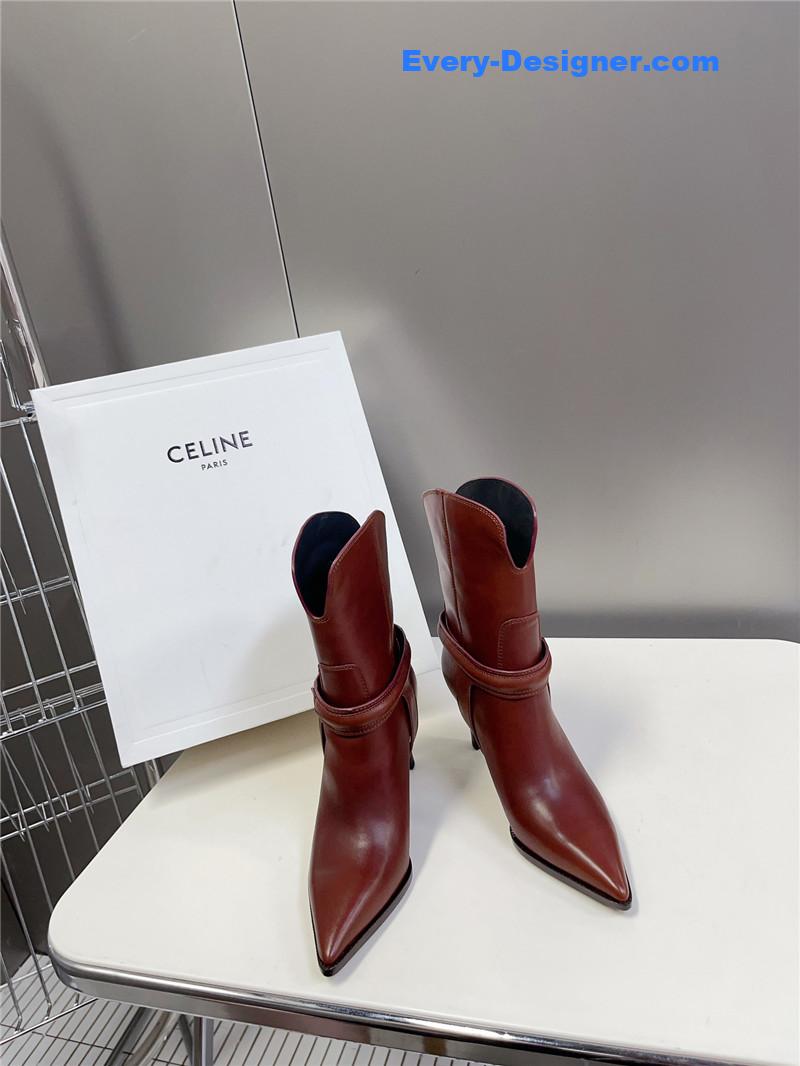 Ce1i*e arc de triomphe pointed ankle boots