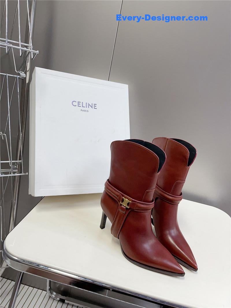 Ce1i*e arc de triomphe pointed ankle boots