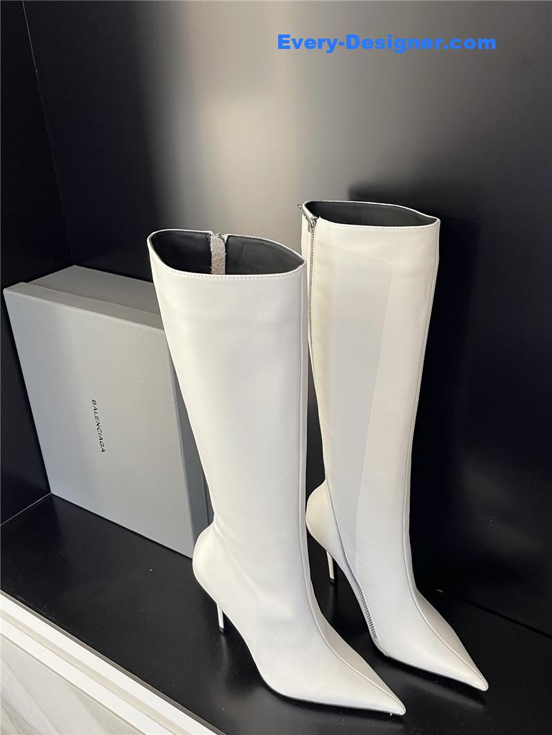 Ba1en*iaga fall/winter zip up heeled boots
