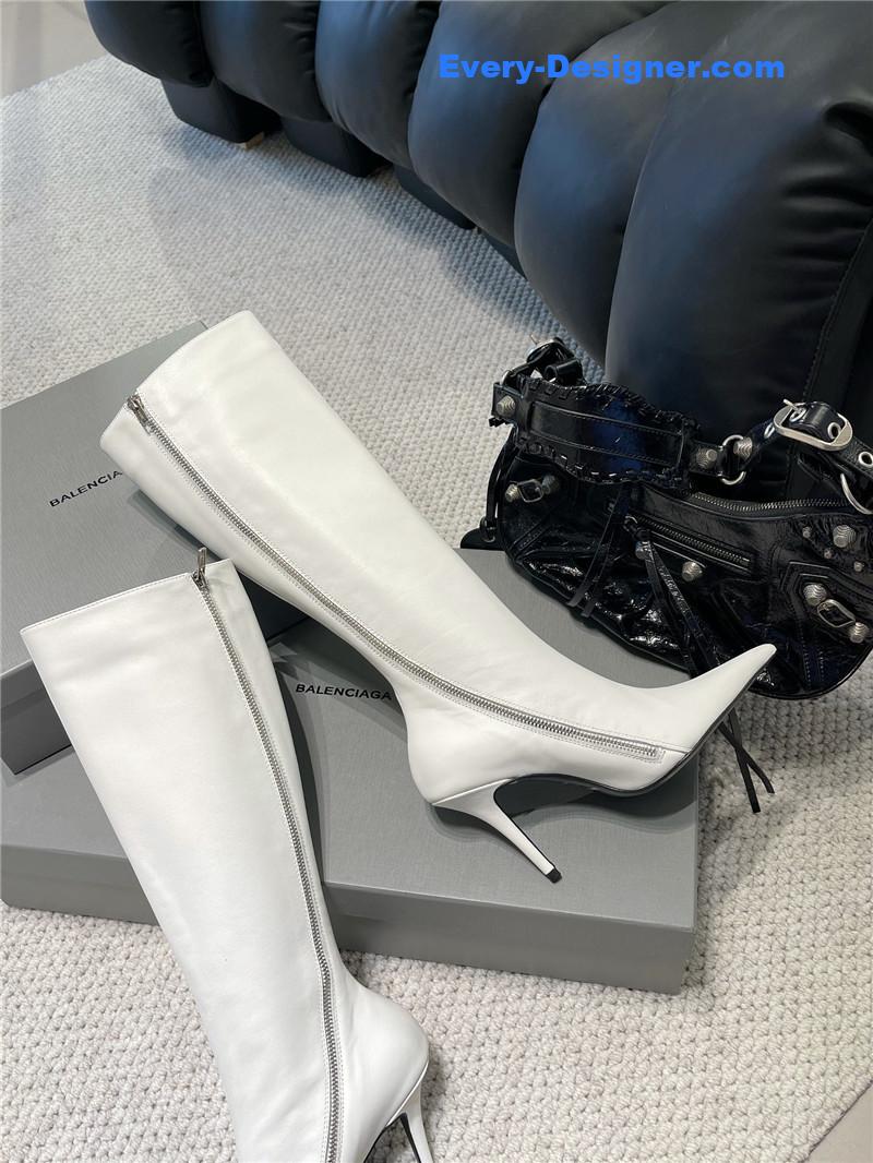 Ba1en*iaga fall/winter zip up heeled boots