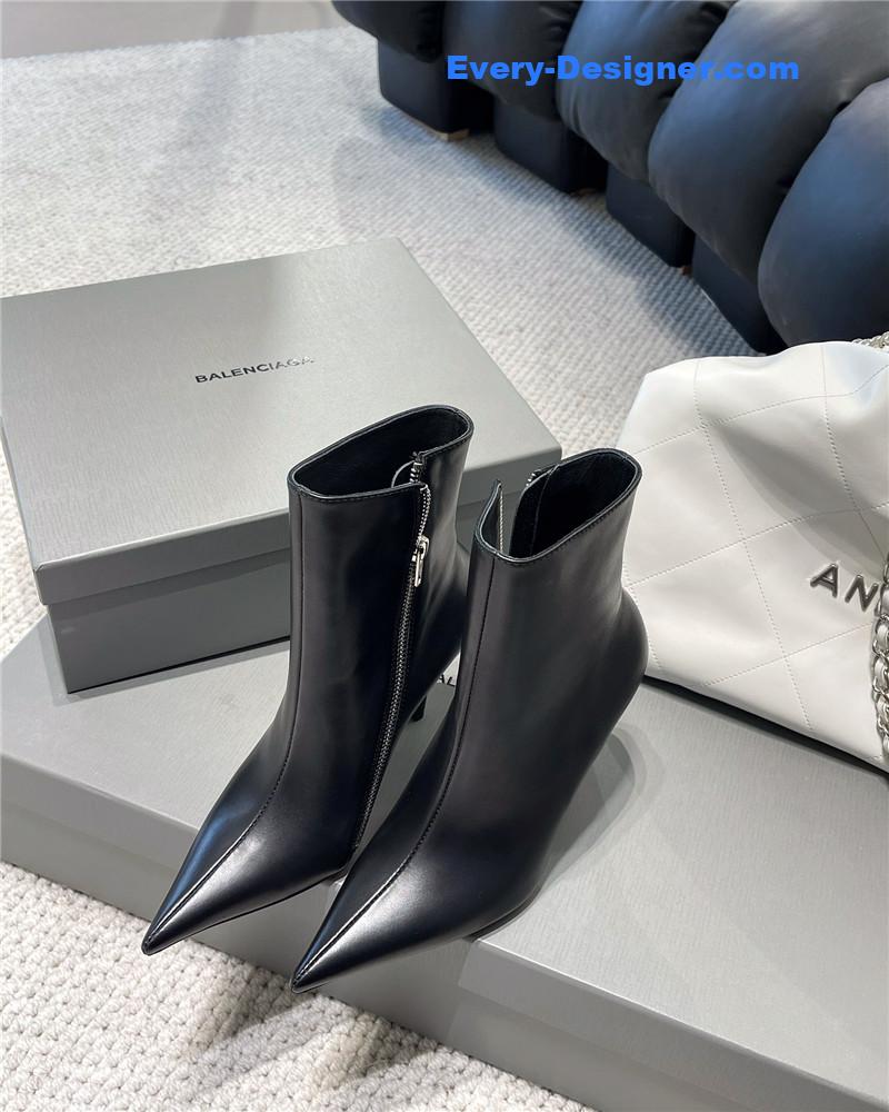 Ba1en*iaga fall/winter zip up heeled boots